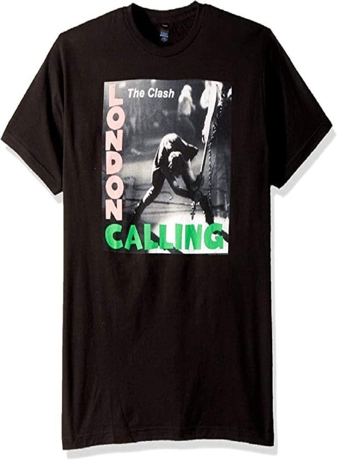 Merch2rock The Clash Men's London Calling Cover T-Shirt Black Large | Officially Licensed Merchandise - Image 1